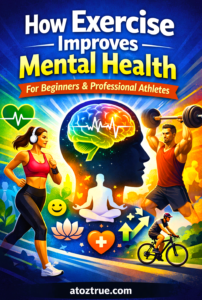 How Exercise Improves Mental Health for Beginners and Professional Athletes.
