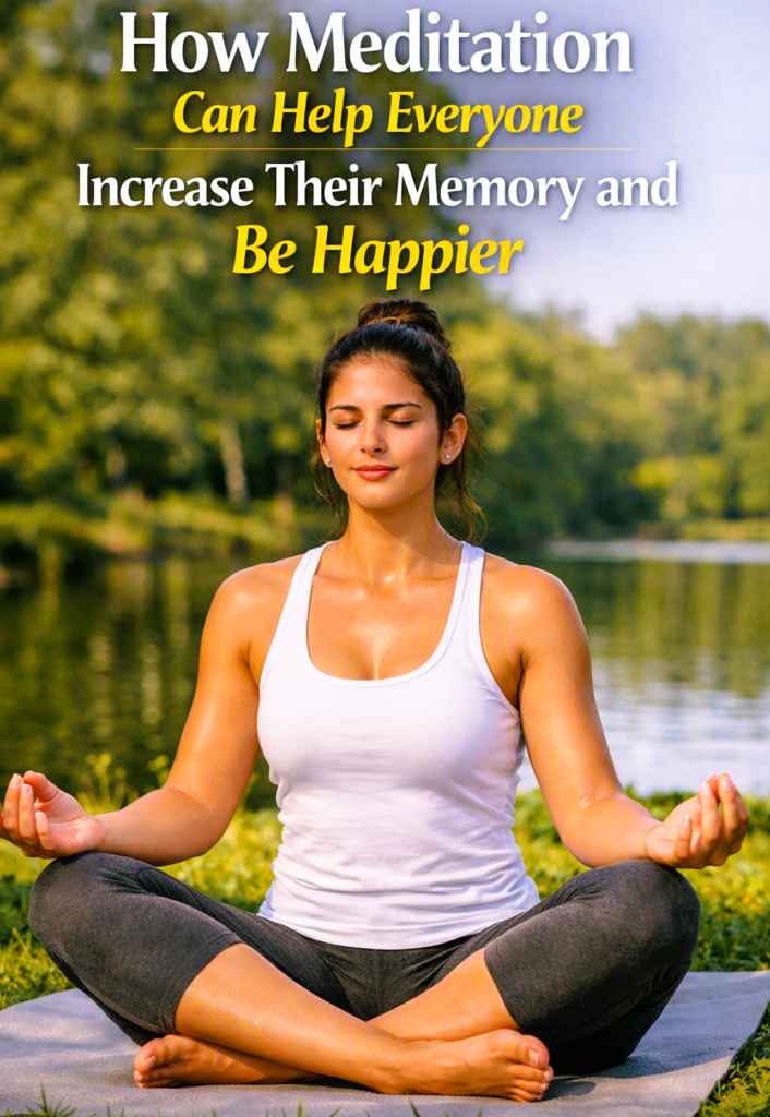 Memory and mind happiness with meditation